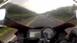 Honda CBR650R 🆚️ Honda CBR600RR  0200kph Acceleration  Top Speed Attempt 🔥 [upl. by Maloy]