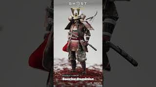 Ghost Of Tsushima All Gosakus Armors ghostoftsushima Gosaku clan armor [upl. by Abagael]