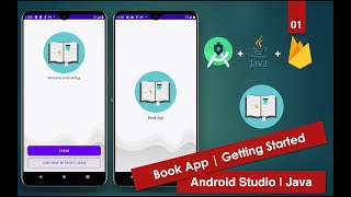 Book App Firebase  01 Getting Started  Android Studio  Java [upl. by Nomled]