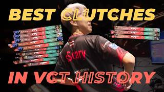 The best clutches in VCT HISTORY but they get increasingly more impressive  Valorant [upl. by Tallie783]