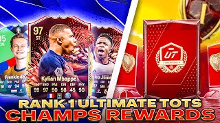 😱MY BEST EVER RANK 1 ULTIMATE TOTS FUT CHAMPS REWARDS  EA FC 24 ULTIMATE TEAM [upl. by Eanil453]