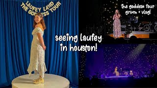 seeing laufey in houston  the goddess tour get ready with me  vlog [upl. by Eanwahs]