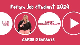 Job étudiant  garder des enfants avec BABYCHOU [upl. by Airebma986]