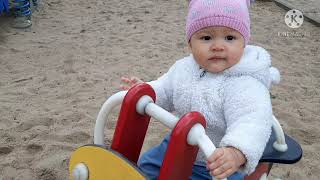 Fighting Ganz and My 10 MONTHS DAUGHTER PLAYING ALONE IN PLAY GROUND [upl. by Gauthier]