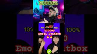 Emoji beatbox challenge🤐🎇🏎️BeatboxJCOPeasy beatbox emoji shorts trending duet tiktok duet [upl. by Ishmul]