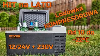 Kompresorowa Lodówka 1224230V Od 10 do 22 STOPNI Vevor 20L [upl. by Gnah]