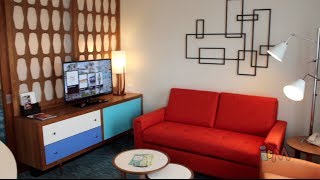 Cabana Bay Beach Resort room tour family suite at Universal Orlando [upl. by Ahcsatan]