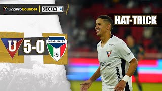 HAT TRICK DE ARCE y GOLEADA de LDU  Liga de Quito 50 Imbabura  LigaPro 2024 [upl. by Segalman442]