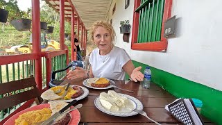 RANCHITO CAFÉ y el almuerzo más SABROSO 🇨🇴 [upl. by Ivor]