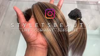 HOW TO BROWN amp BLONDE BOMBSHELL HIGHLIGHTS MINI TUTORIAL  FT DAKORE HAIR [upl. by Wilsey]