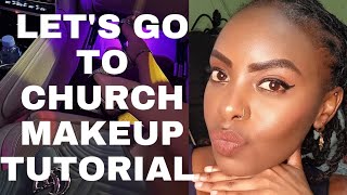 CLEAN CHURCH MAKEUP TUTORIALeasy classy elegant tutorial makeuptutorial selfimprovement [upl. by Winwaloe]