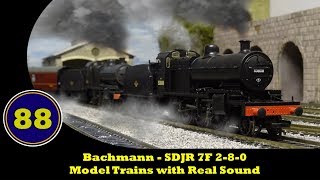 Bachmann  SDJR 7F 280  Model Trains with Real Sound [upl. by Newcomer]