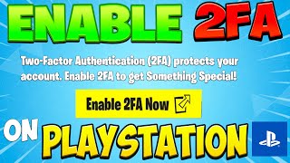 Enable 2FA on Fortnite for PlayStation Guide [upl. by Araem]