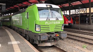 FlixTrain to Berlin Ostbahnhof departs at Aachen Hbf [upl. by Annoyt]