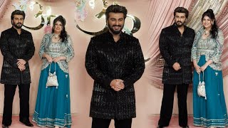 Arjun Kapoor With Sister Anshula Kapoor At Anant Ambani amp Radhika Merchant Sangeet Ceremony [upl. by Sitruc128]