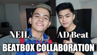 AD BEAT amp NEIL  1st Beatbox Collaboration [upl. by Narak]