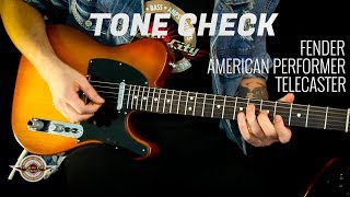 TONE CHECK Fender American Performer Telecaster Demo NO TALKING [upl. by Arlene683]