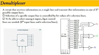 Demultiplexer part 02 Boolean expression implementation [upl. by Anilak]