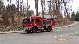 Katonah FD Engine 117  Tanker 6  Car 2211  Engine 116 Responding [upl. by Eijneb]