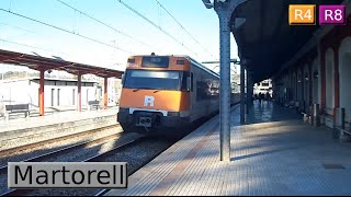 Martorell R4  R8  Rodalies Barcelona  Renfe 253  447  FGC 353 [upl. by Aek]