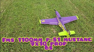 fms 1100mm p51 voodoo 6s [upl. by Barta]