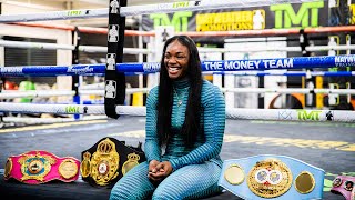 Claressa Shields talks about friendships in boxing Amanda Serrano [upl. by Alvie941]