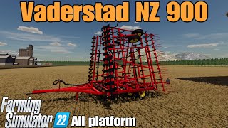 Vaderstad NZ 900  FS22 mod for all platforms [upl. by Kahcztiy]