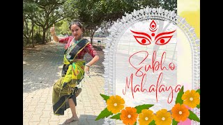 O Menoka O Menoka  Durga Puja 2024 ANKITANANDY and antaranandy  Dance Cover [upl. by Rofotsirk]