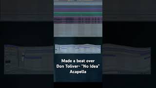 Don Toliver “No Idea” remix beatbreakdown dontoliver remix [upl. by Airretal]