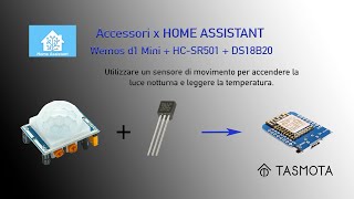 Accessori per Home Assistant  Sensore Movimento PIR  temperatura [upl. by Burrell768]