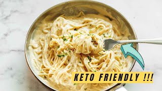 Hearts of Palm Pasta with Alfredo Sauce [upl. by Rekrap]