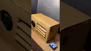 How to make a air cooler working model science project using cardboard shorts [upl. by Mcmullan348]