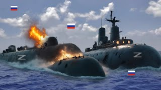 Starting 20 minutes ago Ukraine attacked 3 Russian nuclear submarines [upl. by Puttergill301]