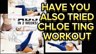 CHLOE TING WORK OUT  DAILY ROUTINE  ABS CHALLENGE [upl. by Lopes]