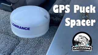 Lowrance Point1  GPS Puck Spacer Install  GDC Marine [upl. by Eycal]