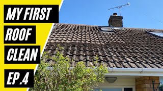 My First Roof Clean How Did I Get On Episode 4 [upl. by Nohtiek]