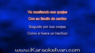 Miguel Aceves Mejia  El Pastor KARAOKE [upl. by Jammin]