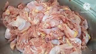 processing of chicken tocino using chicken culls part 1 [upl. by Olsewski206]