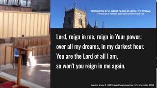 Terrington St Clement Parish Church Live Stream  25th August 2024 [upl. by Edualc]