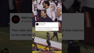 Caleb Williams was FED UP 😳😳nfl nflfootball bears chicagobears nflmemes [upl. by Assirrac587]