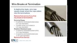 Safety Webinar Wire Rope Inspection and Maintenance for Your Underhung Hoist [upl. by Yrotciv]