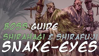 Snake Eyes Shirafuji amp Shirahagi MiniBoss Fight Guide  Sekiro Shadows Die Twice [upl. by Verine]