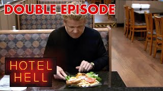 From Bad to Worse Gordon Takes On Two Hotels with Disastrous Menus  DOUBLE EPISODE  Hotel Hell [upl. by Hew]