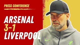 Arsenal 31 Liverpool  Jurgen Klopp Press Conference [upl. by Drobman]