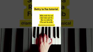 Tutorial de Betty la fea nuestra novela favorita 💛 clasesdemúsica profedemúsica bettylafea [upl. by Irolam944]