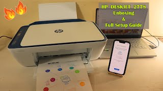 HP Deskjet 2778 Full Setup Guide with WiFi Printing [upl. by Setarcos567]