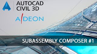 AutoCAD Civil 3D  Subassembly composer 1 [upl. by Four449]