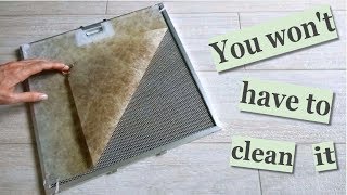 How to make Extra Filter for Range Hood Filter You wont have to clean it [upl. by Awhsoj]