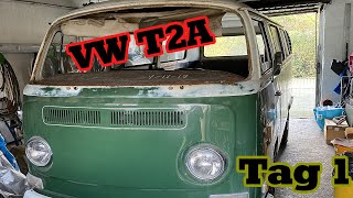 VW Bulli T2A Zerlegen Tag1 [upl. by Punke]