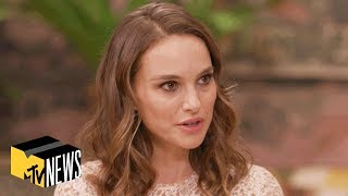 Natalie Portman on Vox Lux Comparing Celeste to Kanye West amp More  MTV News [upl. by Anivla509]